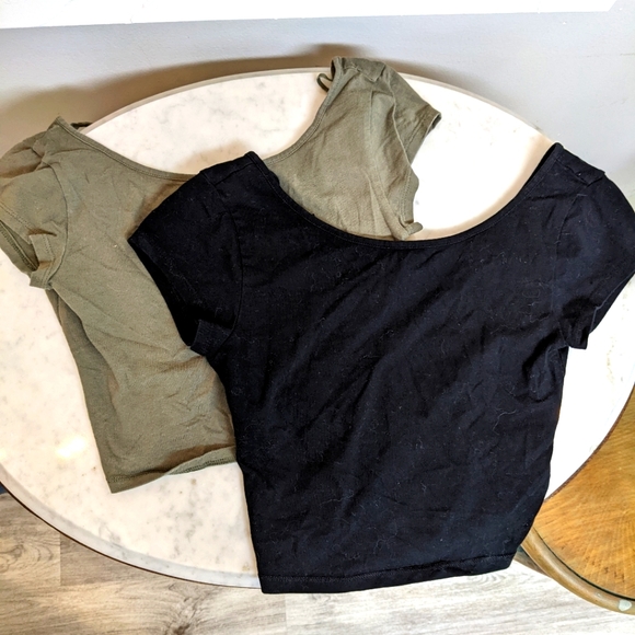 American Eagle Outfitters open back crop top bundle - Picture 4 of 4